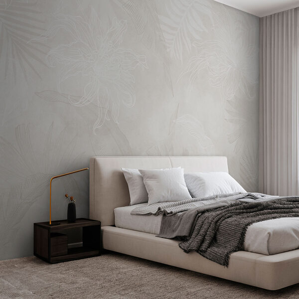 White background with leaves White background with leaves