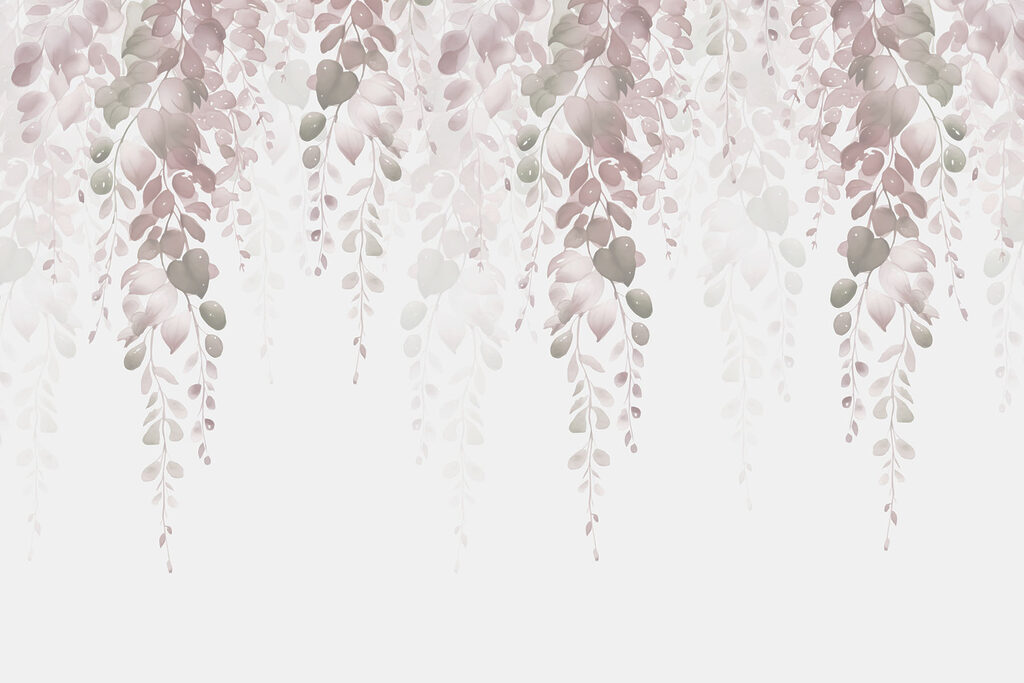 Delicate leaves cascading softly down Delicate leaves cascading softly down