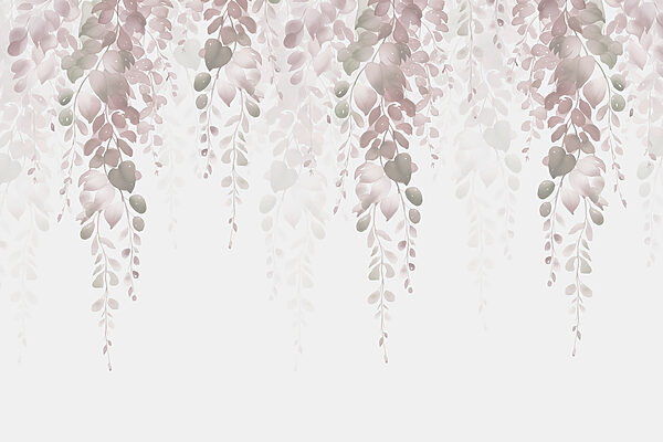 Delicate leaves cascading softly down Delicate leaves cascading softly down