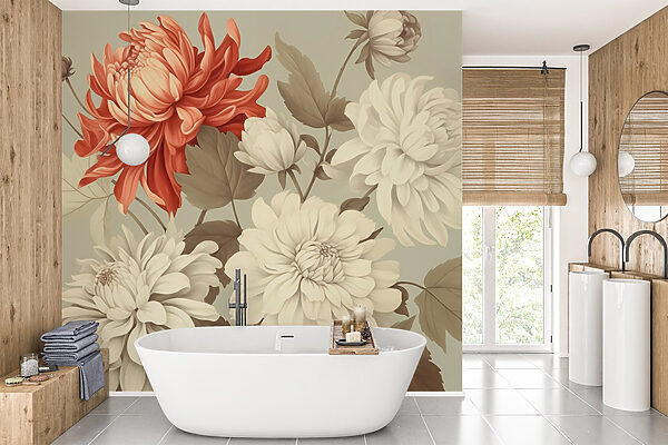 Vibrant blooms in soft hues Vibrant blooms in soft hues