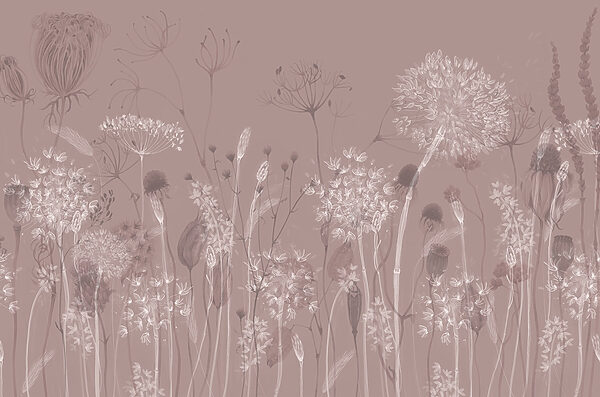 Soft flowers on a muted background Soft flowers on a muted background