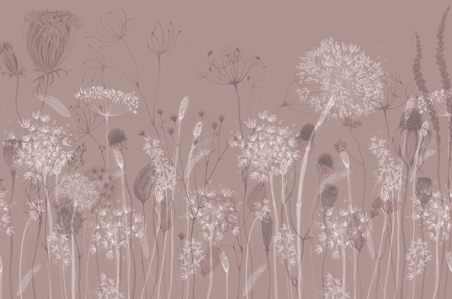 Soft flowers on a muted background Soft flowers on a muted background