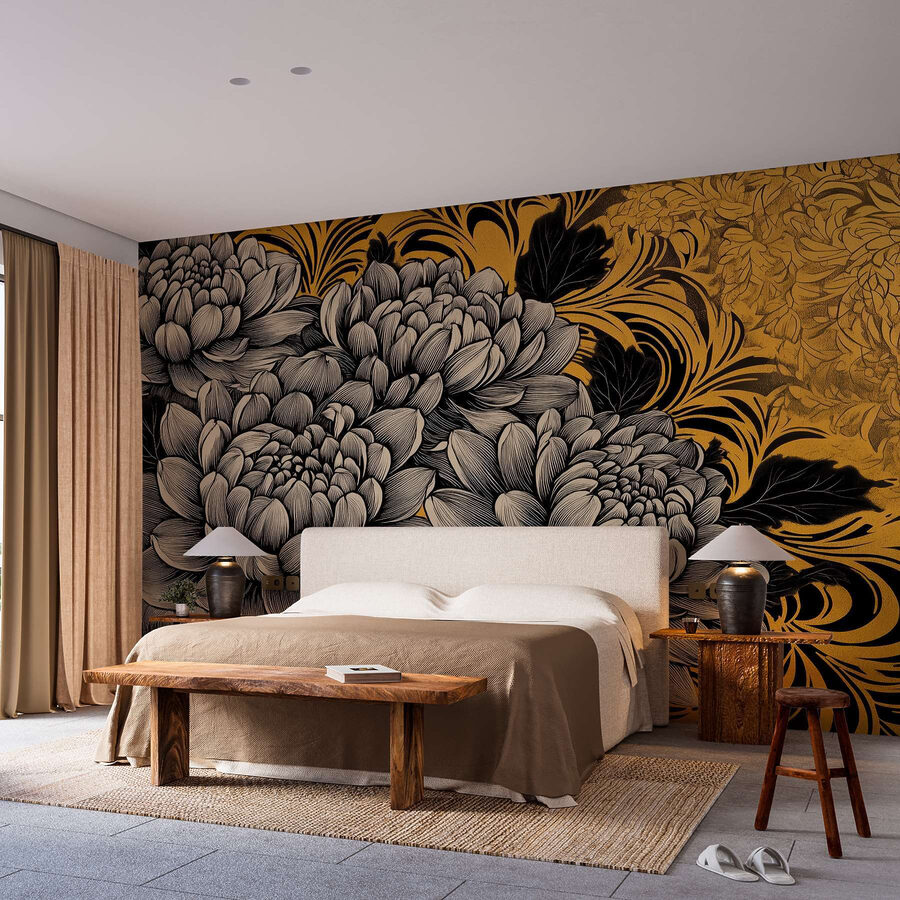 Majestic blooms in intricate design Majestic blooms in intricate design