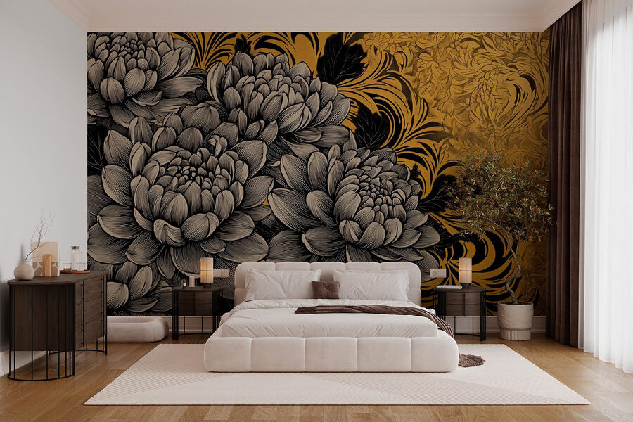 Majestic blooms in intricate design Majestic blooms in intricate design