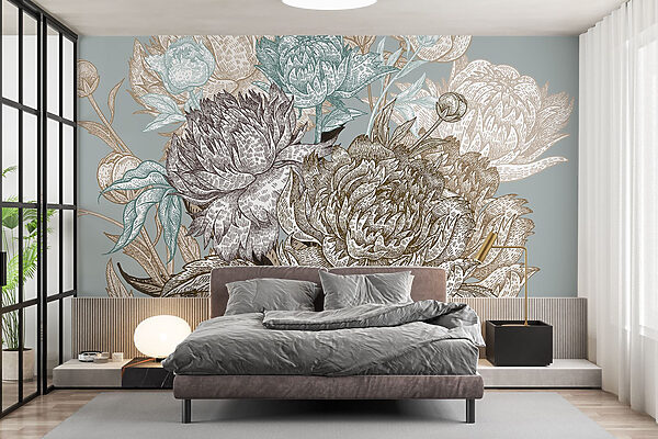 Delicate blooms in soft colors Delicate blooms in soft colors
