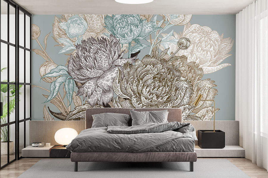 Delicate blooms in soft colors Delicate blooms in soft colors