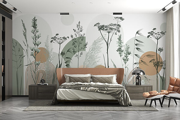 Serene nature-inspired abstract design Serene nature-inspired abstract design