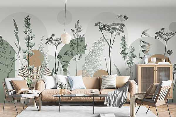Serene nature-inspired abstract design Serene nature-inspired abstract design