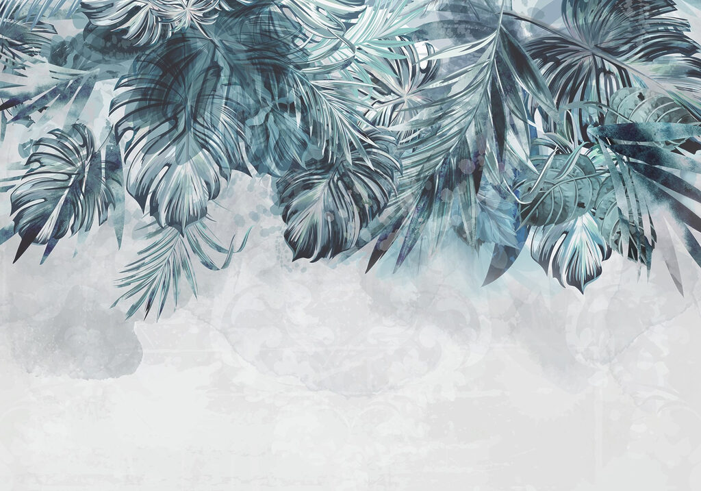 Vibrant tropical foliage illustration. Vibrant tropical foliage illustration.