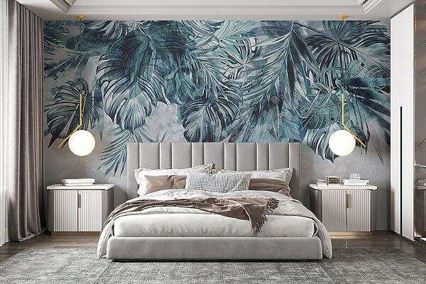 Vibrant tropical foliage illustration. Vibrant tropical foliage illustration.