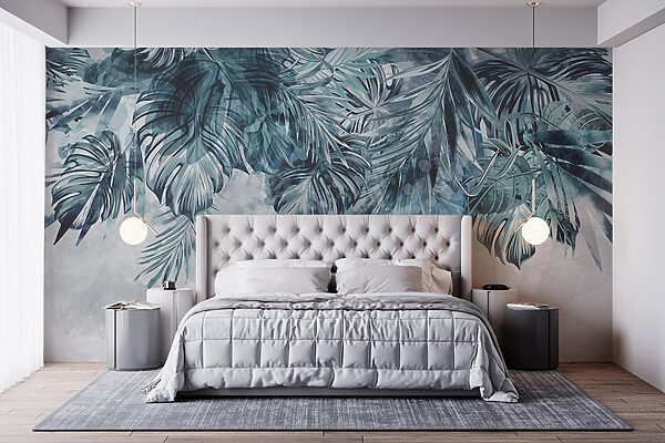 Vibrant tropical foliage illustration. Vibrant tropical foliage illustration.