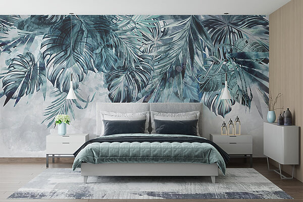 Vibrant tropical foliage illustration. Vibrant tropical foliage illustration.
