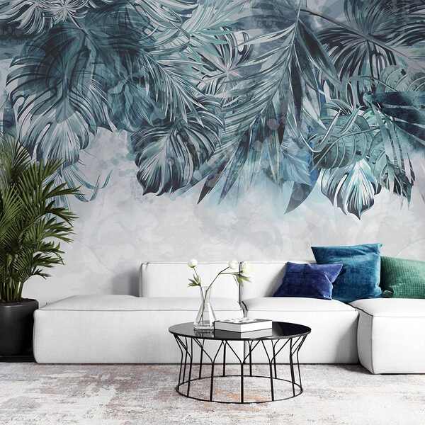 Vibrant tropical foliage illustration. Vibrant tropical foliage illustration.