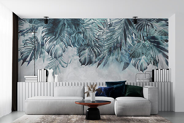 Vibrant tropical foliage illustration. Vibrant tropical foliage illustration.