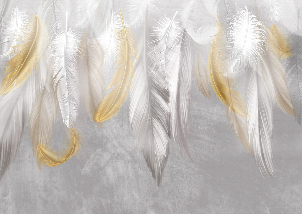 Delicate feathers in soft hues. Delicate feathers in soft hues.