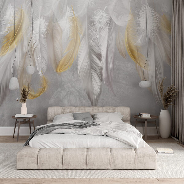 Delicate feathers in soft hues. Delicate feathers in soft hues.