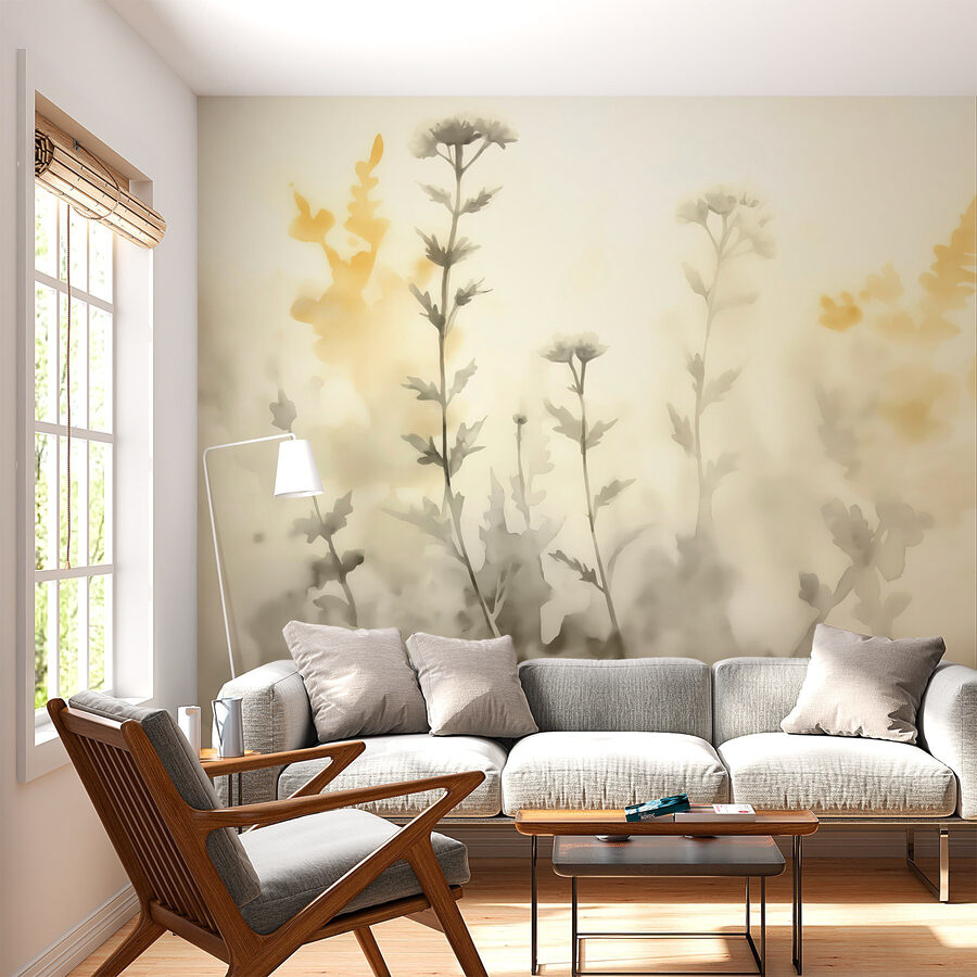 Delicate blooms in soft hues