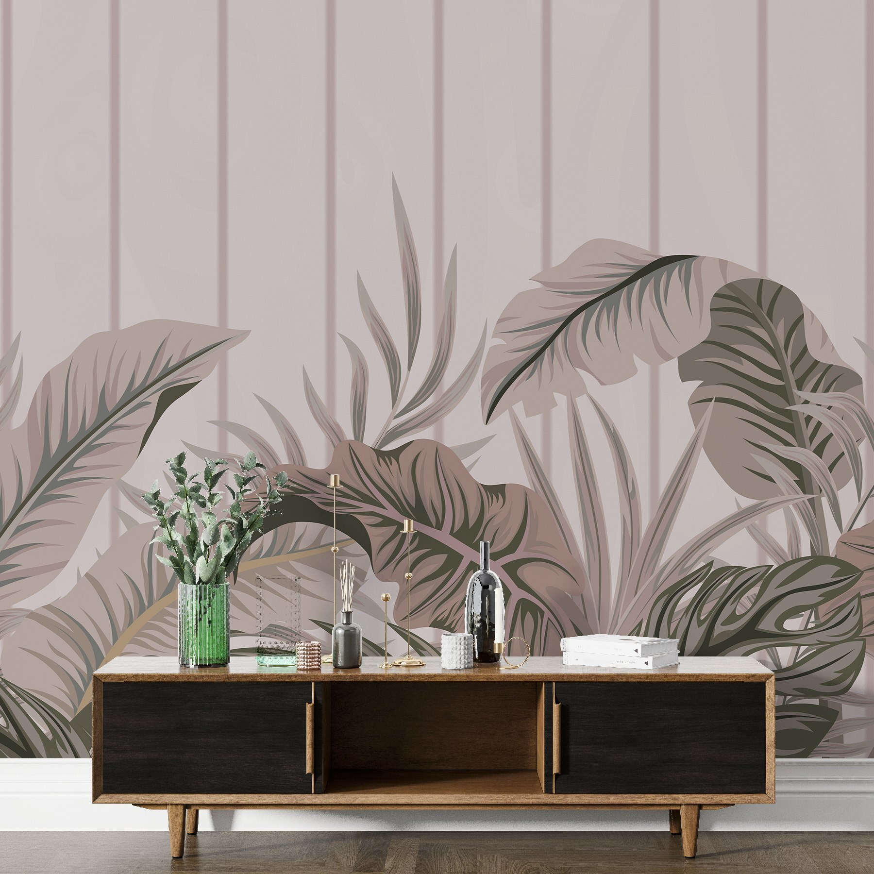 Lush leaves on a soft backdrop