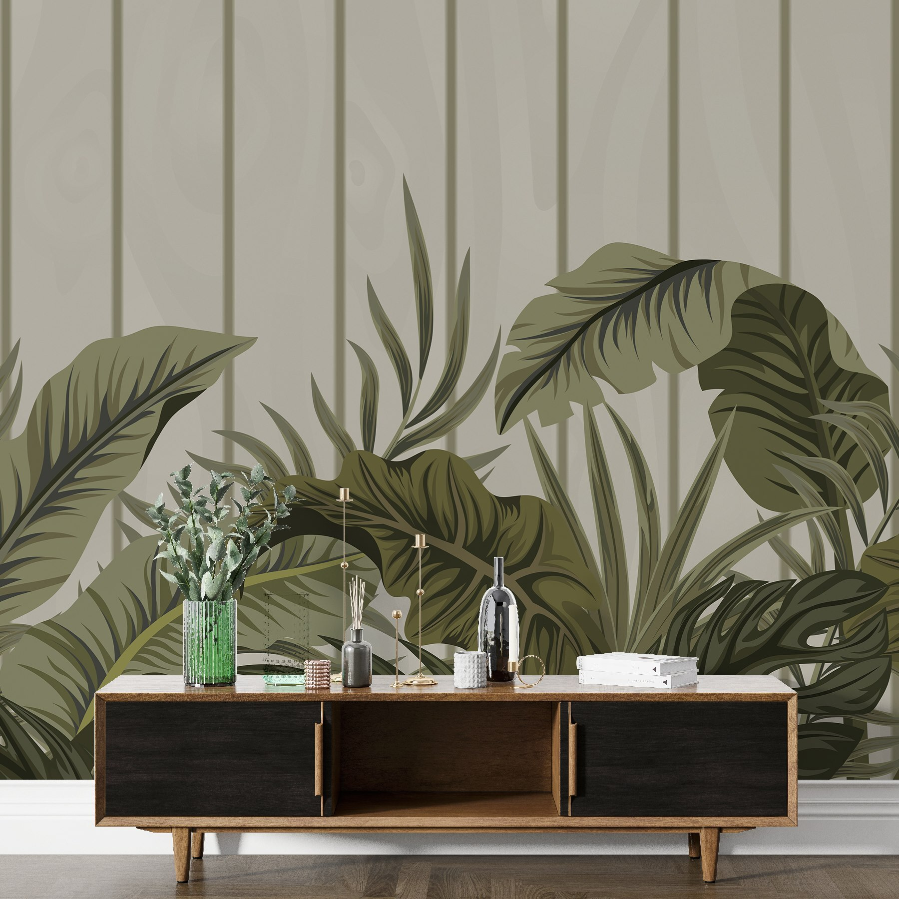 Lush greens in a tranquil setting