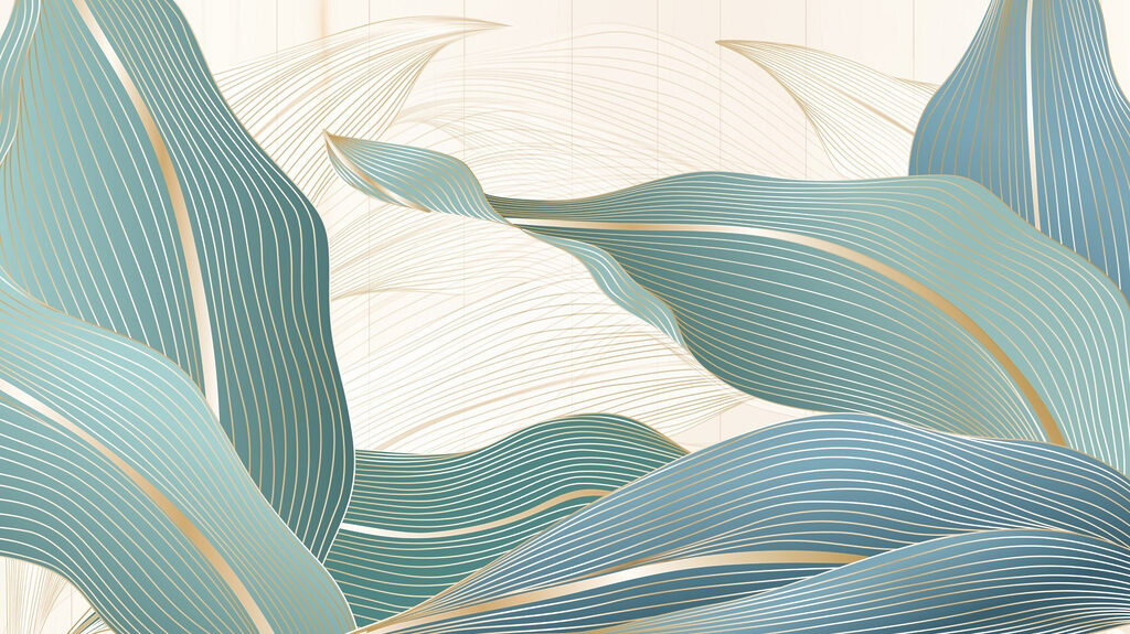 Flowing Lines in Soft Colors Flowing Lines in Soft Colors