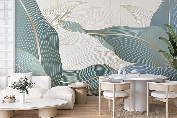 Flowing Lines in Soft Colors Flowing Lines in Soft Colors