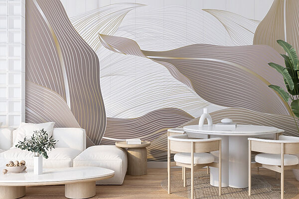 Flowing Lines and Soft Colors Flowing Lines and Soft Colors