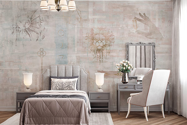 Wallpaper with various symbols Wallpaper with various symbols