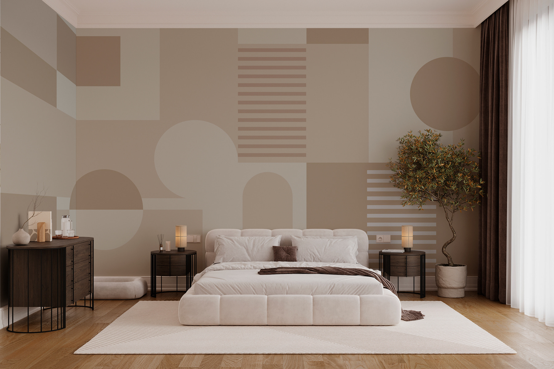 Pattern of geometric shapes