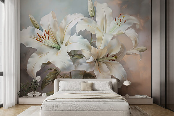 Delicate blooms in gentle hues Delicate blooms in gentle hues