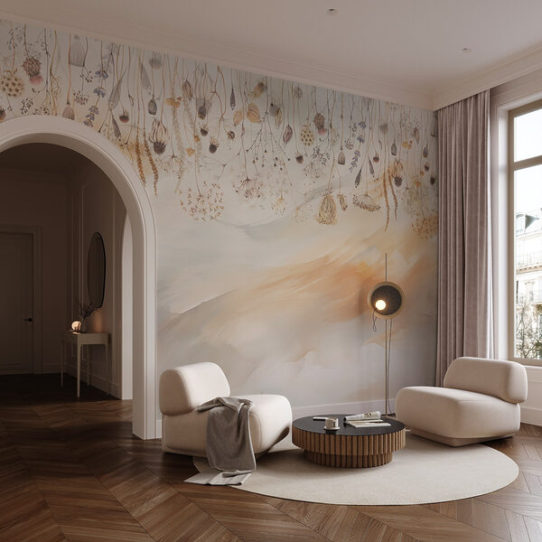 Painting of dried flowers and plants Painting of dried flowers and plants