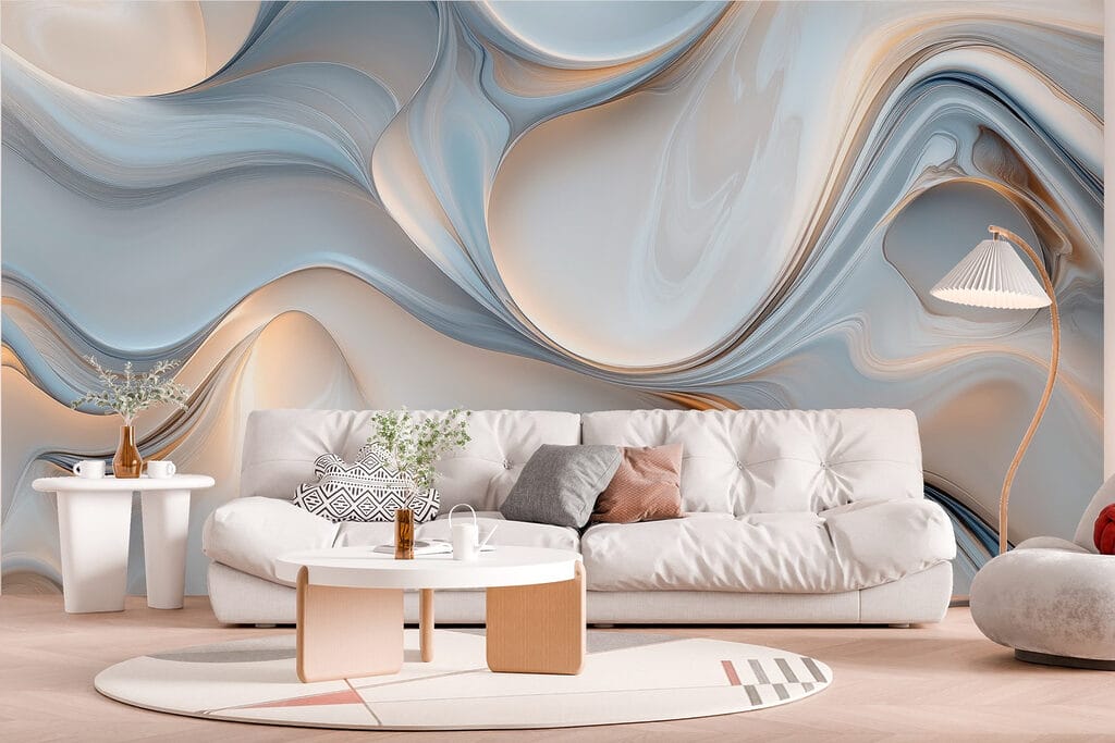 White and grey swirly background