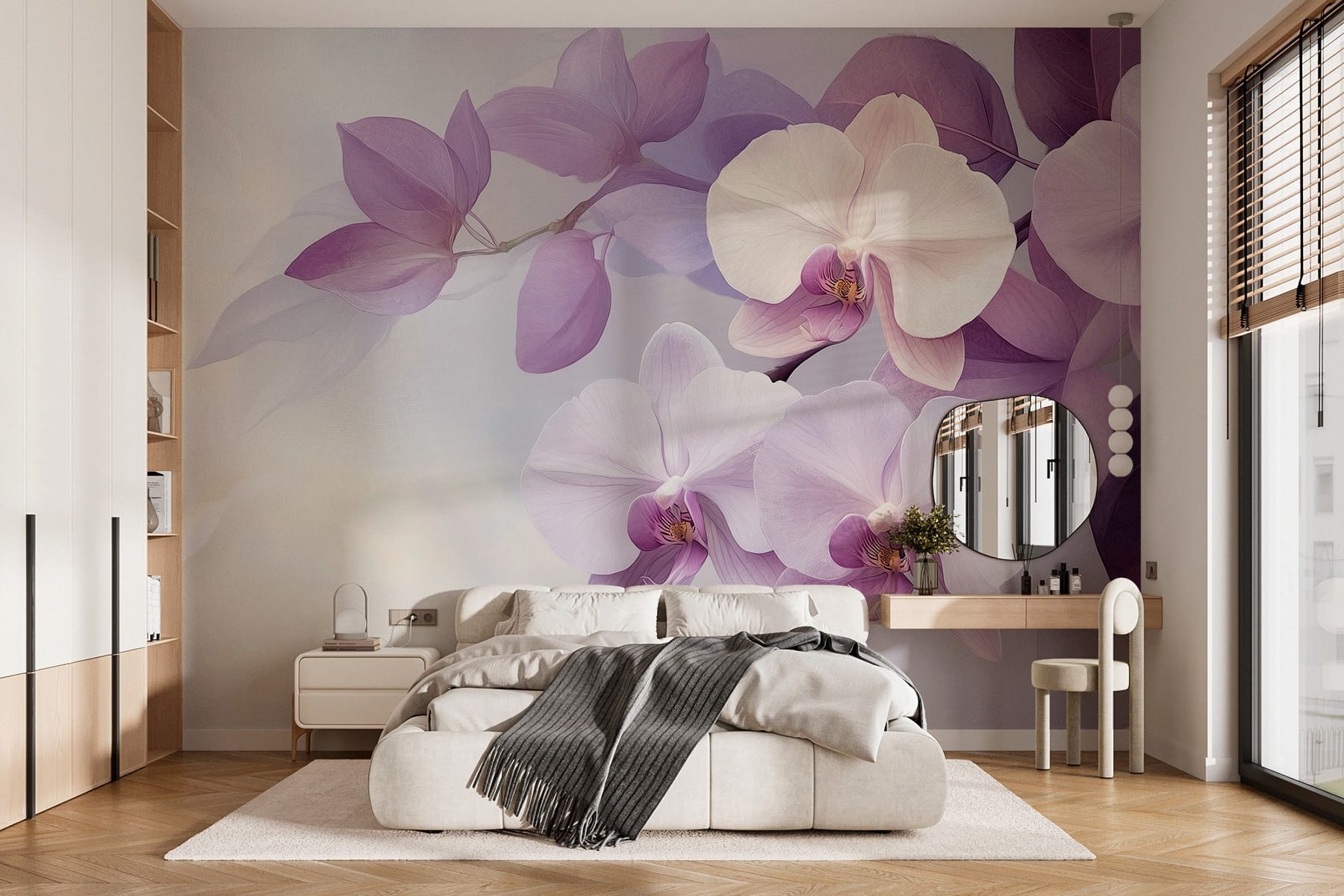 Delicate orchids in soft hues Delicate orchids in soft hues