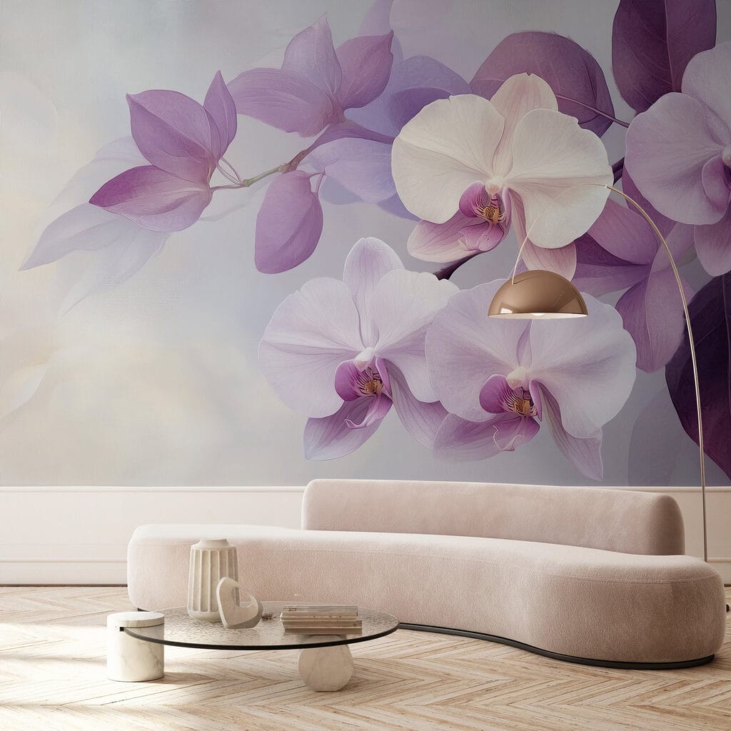 Delicate orchids in soft hues Delicate orchids in soft hues