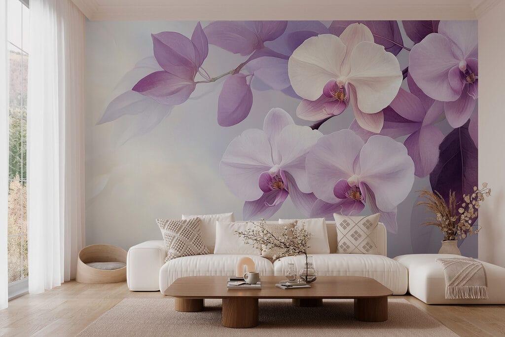 Delicate orchids in soft hues Delicate orchids in soft hues