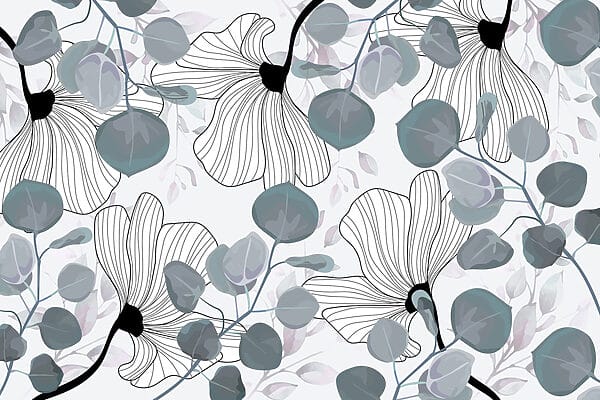 Delicate floral pattern in soft hues Delicate floral pattern in soft hues