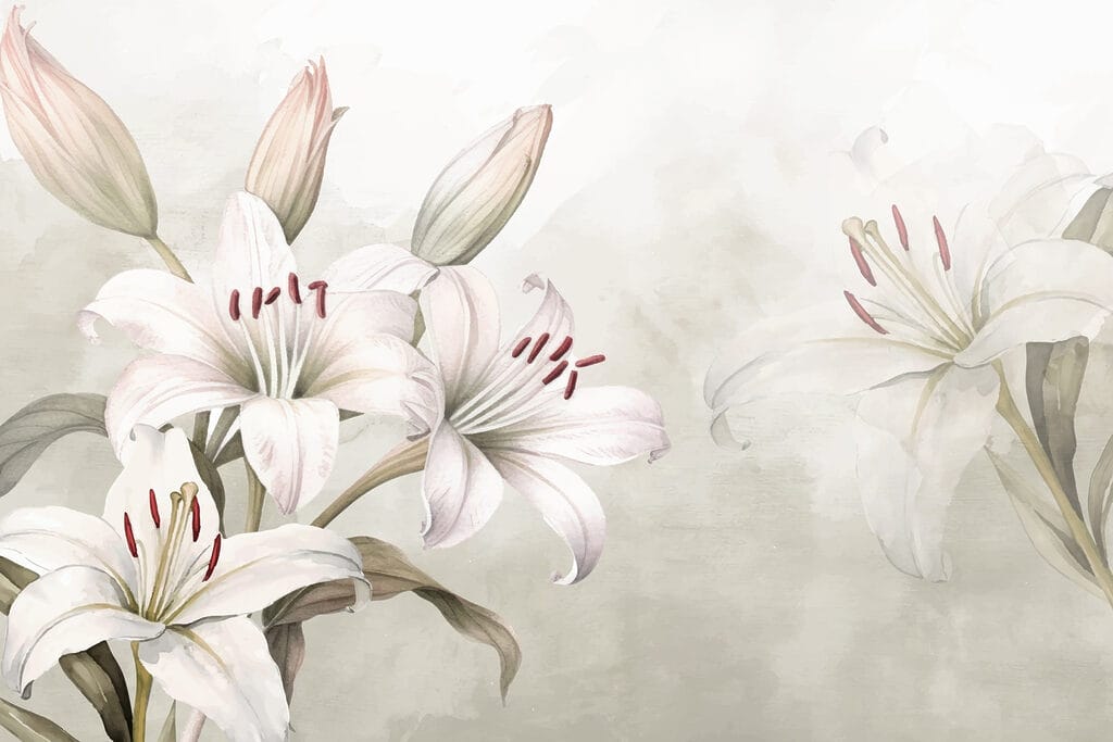Delicate blooms in gentle hues Delicate blooms in gentle hues