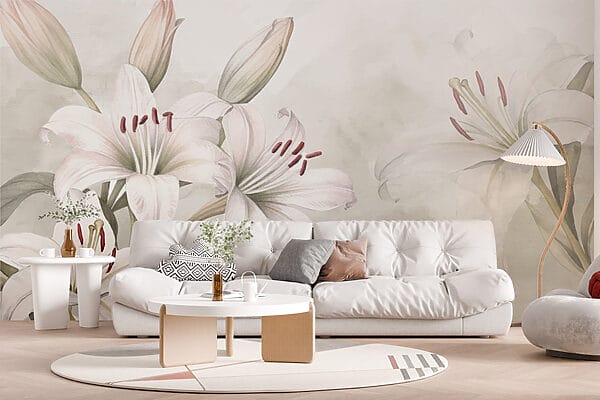 Delicate blooms in gentle hues Delicate blooms in gentle hues