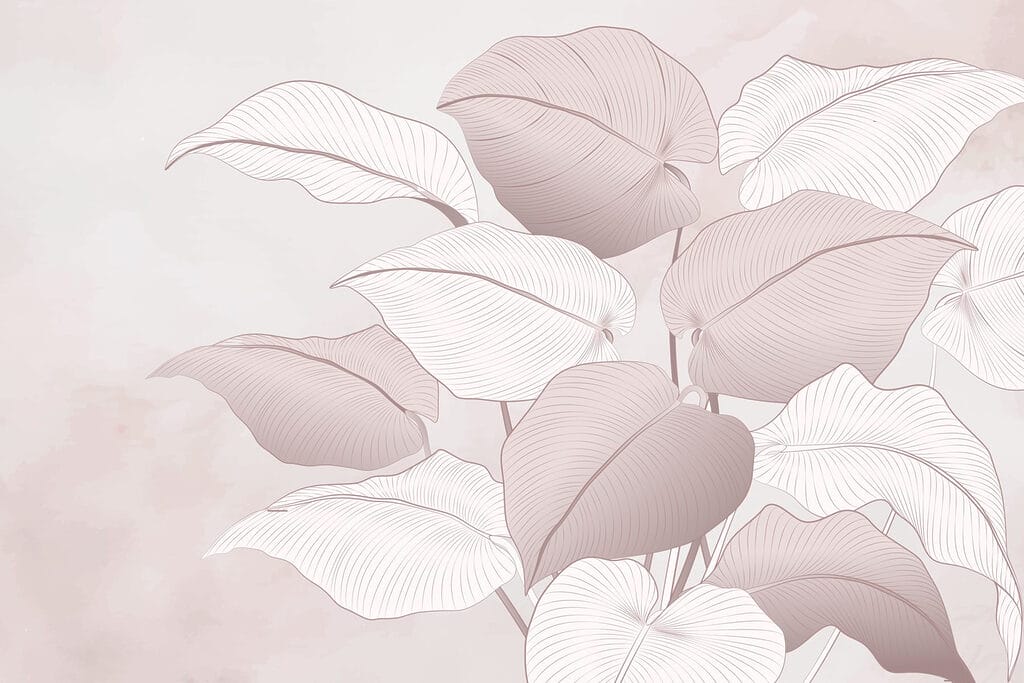Delicate leaves in soft hues. Delicate leaves in soft hues.
