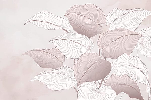 Delicate leaves in soft hues. Delicate leaves in soft hues.