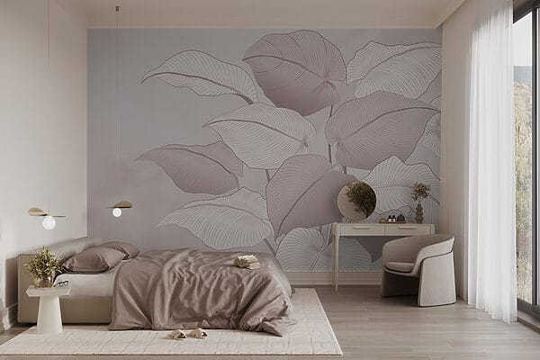 Delicate leaves in soft hues. Delicate leaves in soft hues.