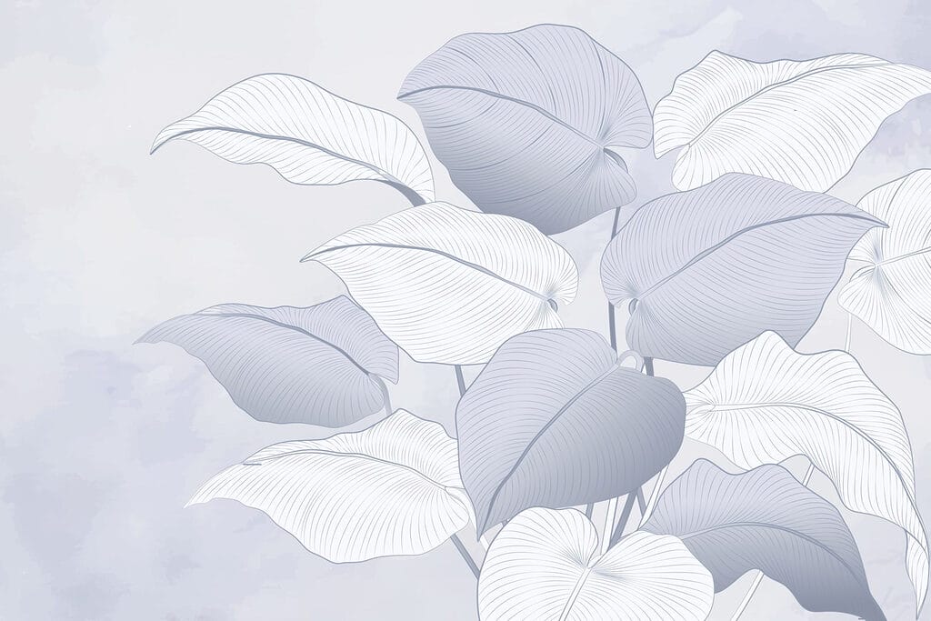 Delicate leaves in soft hues. Delicate leaves in soft hues.