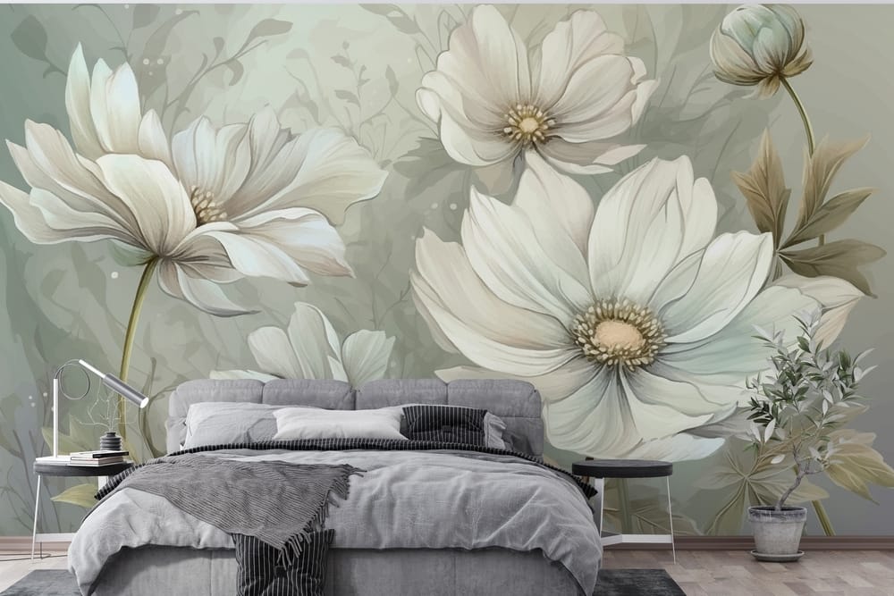 Delicate blooms in serene hues