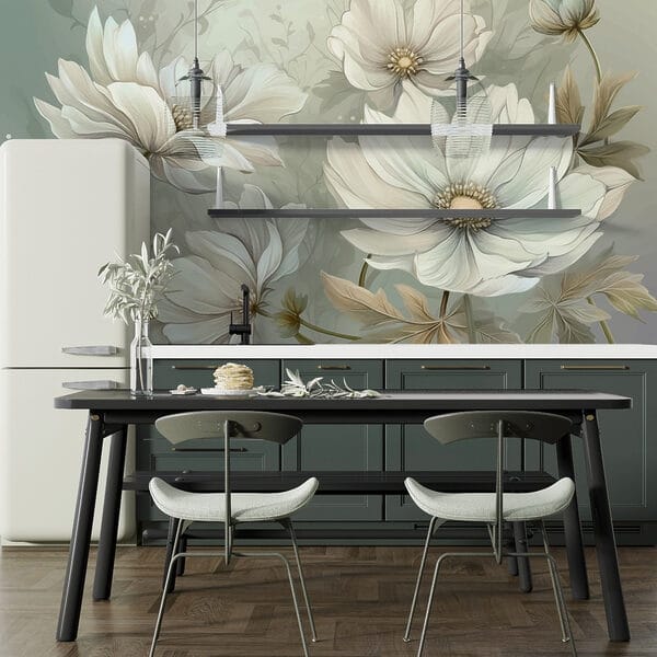 Delicate blooms in serene hues Delicate blooms in serene hues