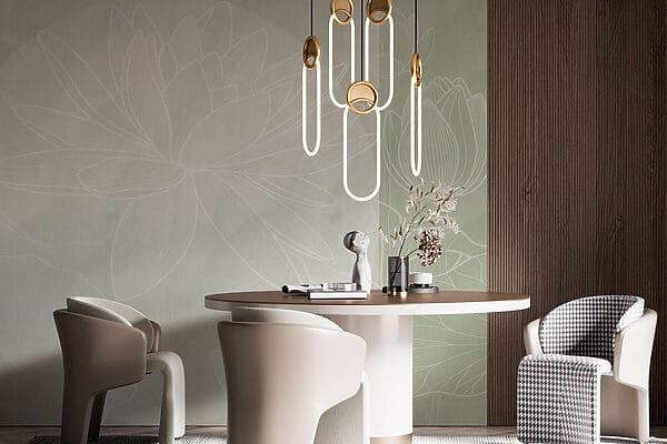 Soft outlines of tranquil water lilies. Soft outlines of tranquil water lilies.