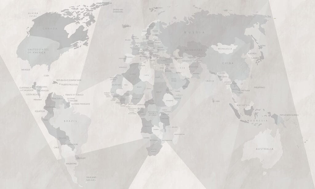 Map of the world Map of the world