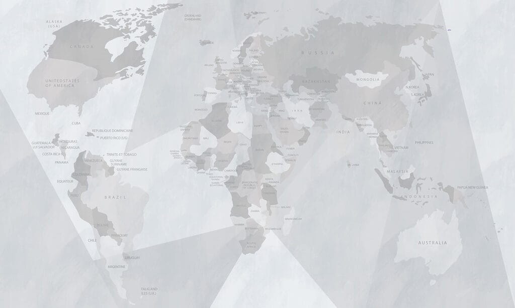 Map of the world Map of the world