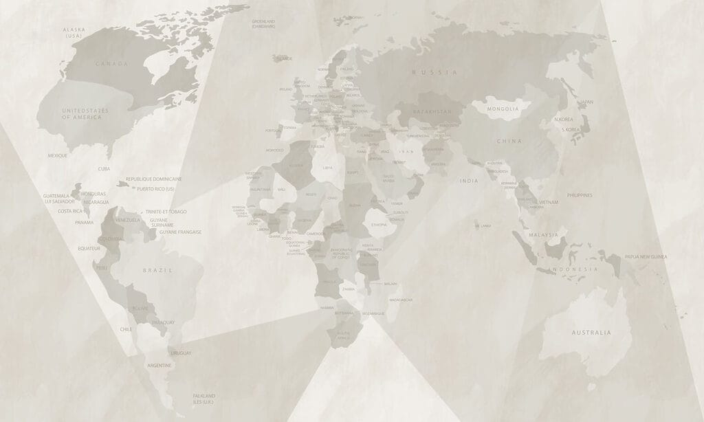 Map of the world Map of the world