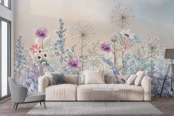 Painting of flowers and plants Painting of flowers and plants