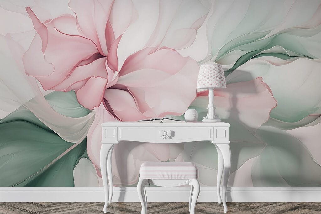 Delicate pastel floral abstraction Delicate pastel floral abstraction