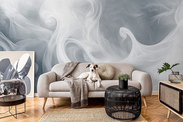 White smoke in the sky White smoke in the sky